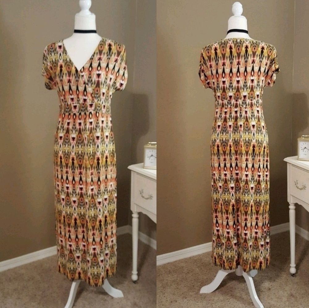 J.Jill - Multi Color Maxi Dress‎